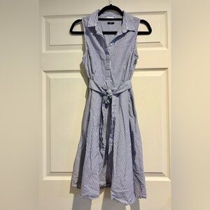 Ann Taylor Seersucker Dress